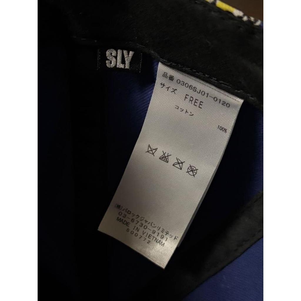Used SLY VANS collaboration baseball cap floral pattern