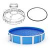 Tela de Filtro de Reposição Multifuncional Acessórios para Piscina Tampa de Filtro para Unidade de Filtros de Areia P6665 Textura de Plástico