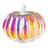 Glass Pumpkin Light Battery Operated LED Pumpkin Lantern Fall Lighted Pumpkin Table Centerpiece for Halloween Thanksgiving Home Decor