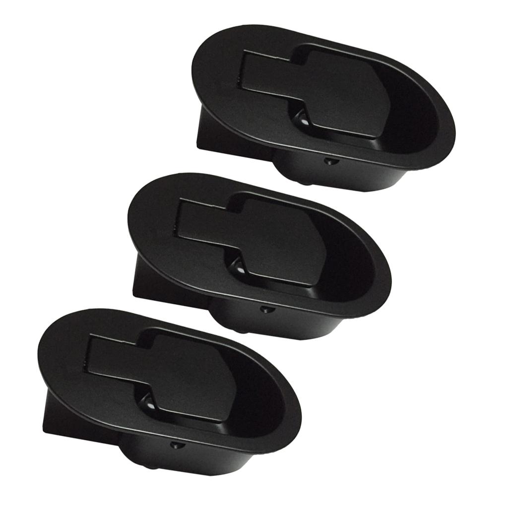 3x Plastic Handle Recliner Sofa Couch Release Lever Replacement Black