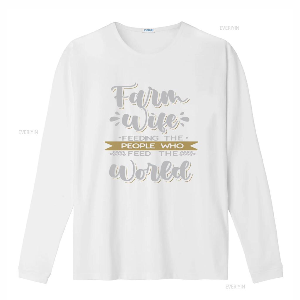 Farm Wife T Shirt Farmer Mom Feeding The People vintage Washed Stylish Casual Breathable designer clothes graphic Soft homme