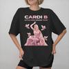 Unisex Women New Arrival Cardi B Tour Concerts Little Miss Drama 2026 Tour Tee T Shirt 100 Cotton Tshirts Clothing