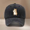 Hamster Muster Baseballkappe verstellbare Größe Schirmmütze Herren und Damen gleicher Stil einfache trendige Kappe mit gebogenem Schirm