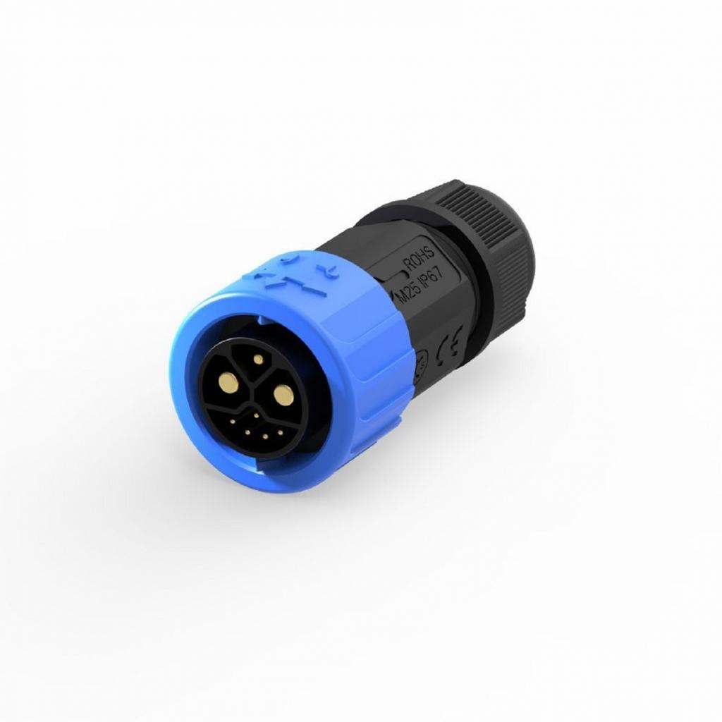 Connecteur de batterie haute intensité 2+1+5 broches pour motos et vélos électriques