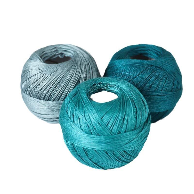 Retail Cotton Medium And Fine Crocheted Hand-Woven Thread Diy Material Package No. 7 Linen Thread Cotton Lace Thread