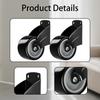 2 Door Bottom Support Wheels, Silent, , Universal Replacement Wheels for Luggage Repair, Cart