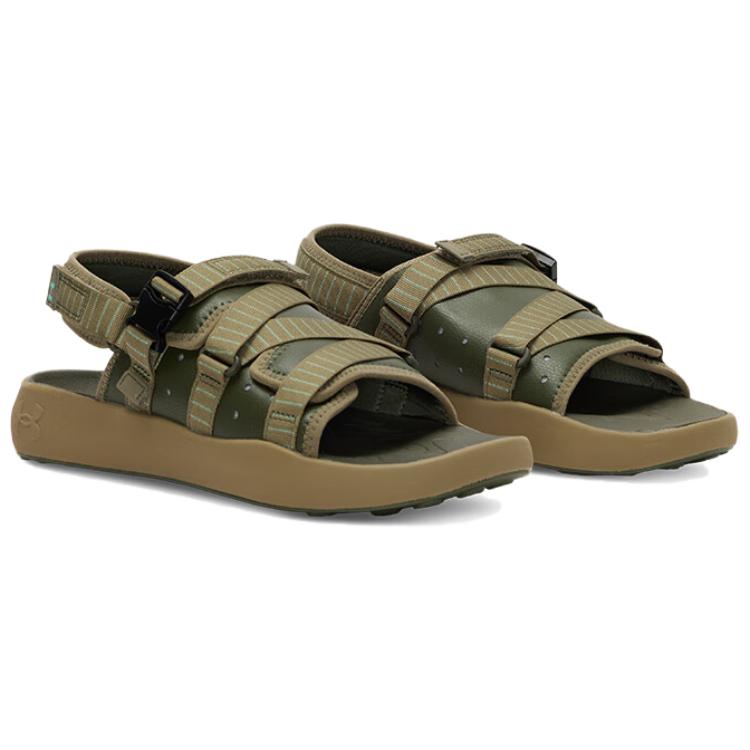 Under Armour Beach Sandals Unisex Ghost Green 6007203-390