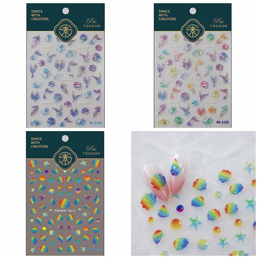 

Маникюр в океанском стиле, морская звезда, украшение для ногтей, желейные наклейки для ногтей, наклейки для ногтей, аксессуары для ногтей