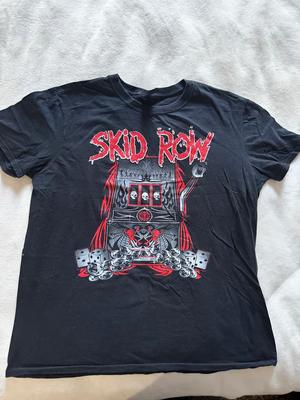 Camiseta Negra Vintage de la Banda Skid Row Unisex para Conciertos Tallas S a 5XL AR041 Camiseta Unisex