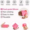 3 Pcs Strawberry Mold 3D Baking DIY Silicone Fruit Fondant Chocolate Mold for Cupcake Shortcake Cake Topper Decoration Candy Jelly Clay