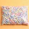500g about1000Pcs Acrylic Necklace Handmade Accessories 10mm Round Loose Beads DIY Spacer Beads For Jewelry Making Bracelet