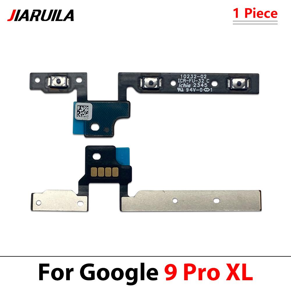 Power Switch On/Off Button Volume Control Key Button Flex Cable For Google Pixel 5 5A 6 6A 7 7A 8 9 Pro XL