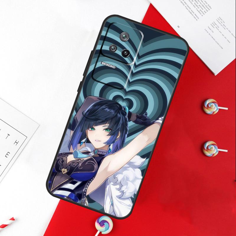 Yelan Genshin Impact Hülle Für Xiaomi 11T 12T 13T 14T Pro 13 14 15 Ultra POCO X7 Pro X3 X5 X6 F5 F6 M6 Pro Case