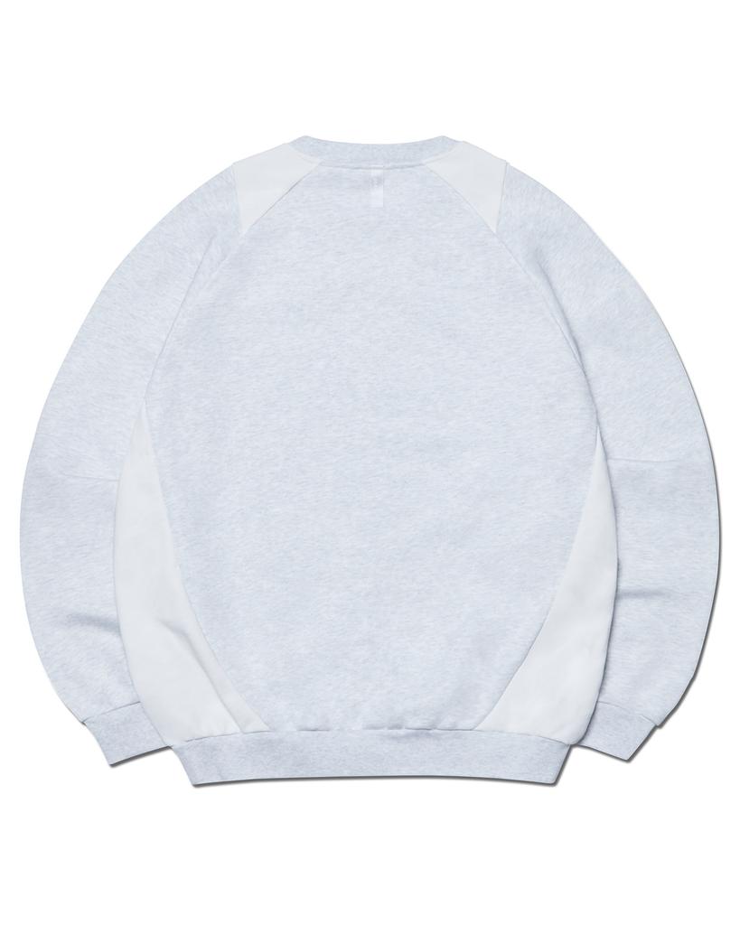 Nomaenyueol Emblem Sweatshirt - White Melange