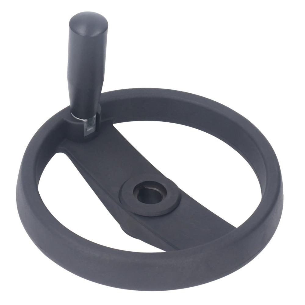 7.87inch Diameter Plastic Handwheel 200x18mm Revolving Handle Milling Machine