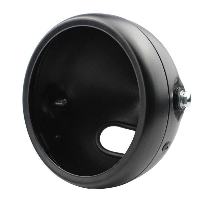 5.75 Inch LED Headlight Bucket For Dyna FXD Sportster XL1200 XL833 Moto 5-3/4" Headlamp Housing