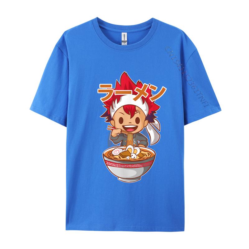 Ramen Food Wars Tops Tees Tops T Shirt Ramen Food Wars Lovers Day Cotton Fabric Mens T-shirts 3D Printed Company