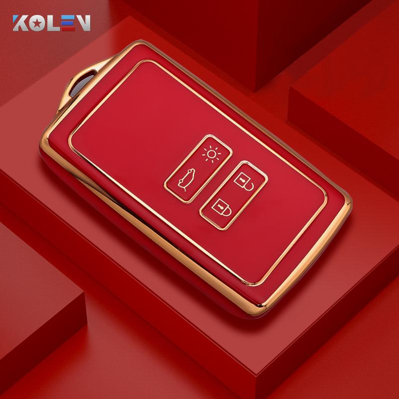 Tpu Car Remote Key Case Cover Shell Fob For Renault Kadjar Megane Clio Koleos Captur Espace Talisman Arkana Dacia Scenic Sandero