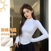 2026 Zipper Gym Clothes Outdoor Running Training Yoga Tops Slim Sports Jackets Women's High Waist Slim and Thin