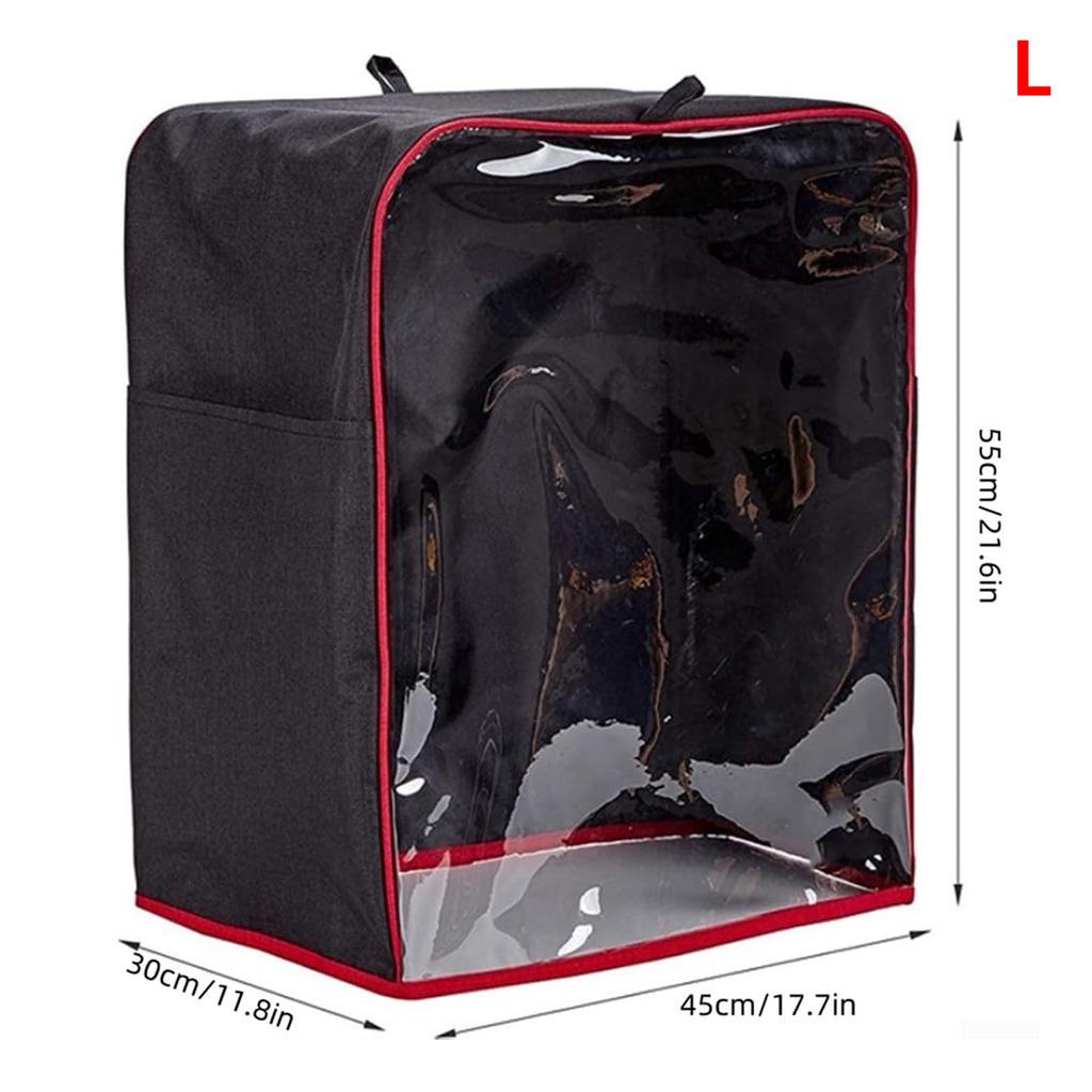 Dustproof Protective Cover With Transparent Panel And Detachable Bottom Pad For Stand Mixer Blender Storage Bag
