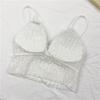 French Lace Beautiful Back Underwear Anti-slip Wire-free Bandeau Slim Fit Short Vest