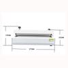 400W Medical Dental Sealing Machine Sterilization Pouches Sealer Stainless Steel Packing Machine