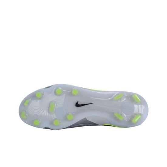 Nike Tiempo Legend 10 Elite Fg Metallic Silver Volt Black DV4328-001