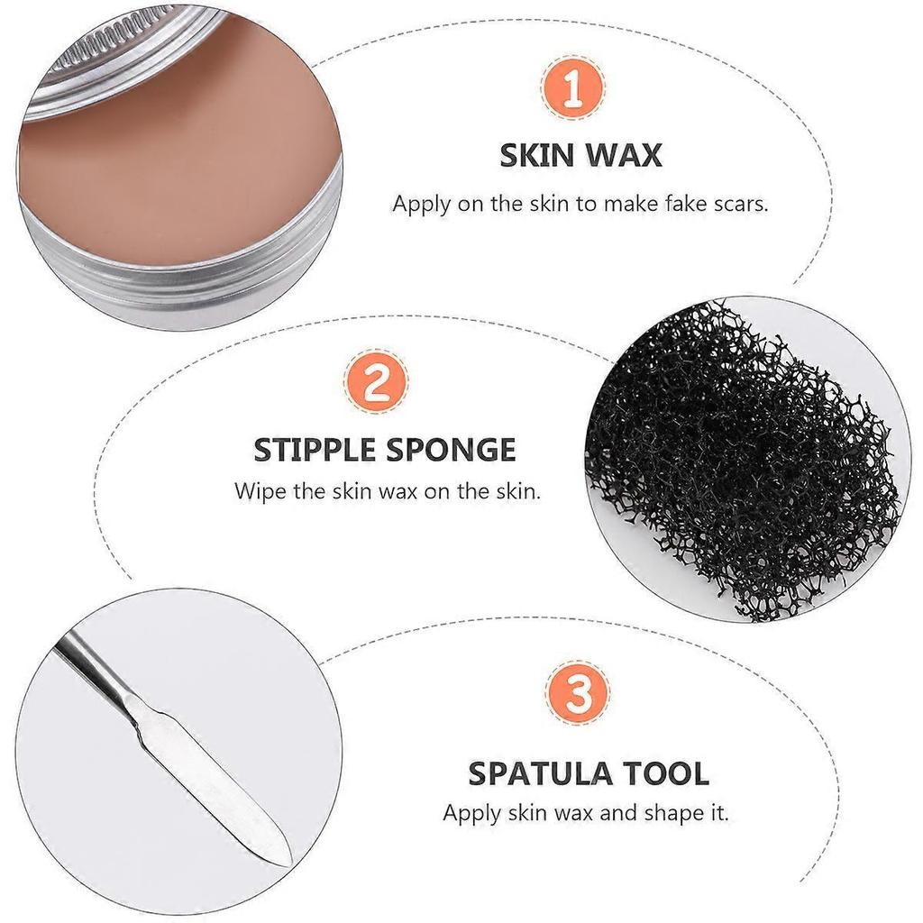 Special Effects Skin Wax Modeling Wax Tool for Makeup 1Set
