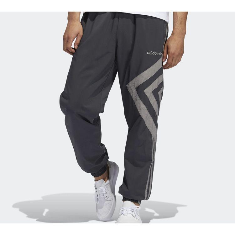 Adidas Originals Trefoil Print Joggers Men Bottoms Black GL6150