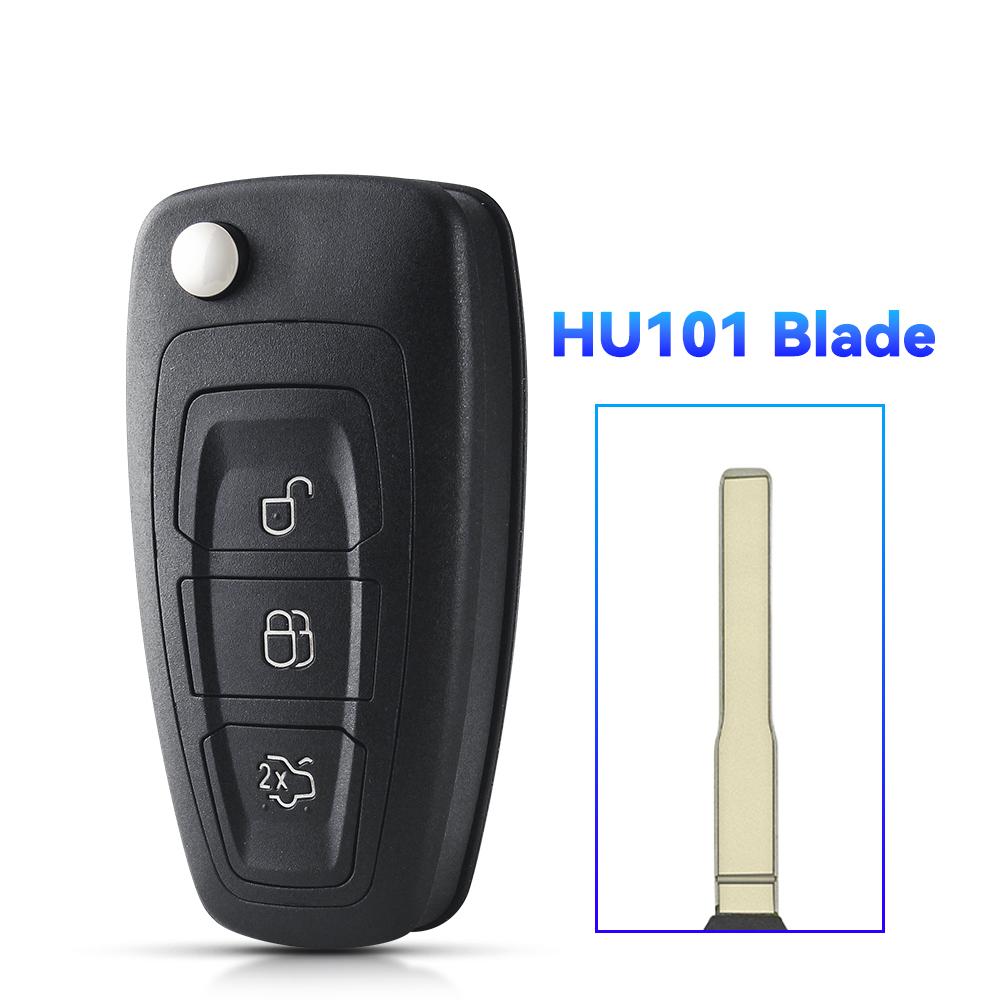 Remote Key Shell Car Case For Ford C-Max S-Max Focus Ranger Galaxy Mondeo Transit Custom Tourneo Custom Hu101 Fo21 Blade