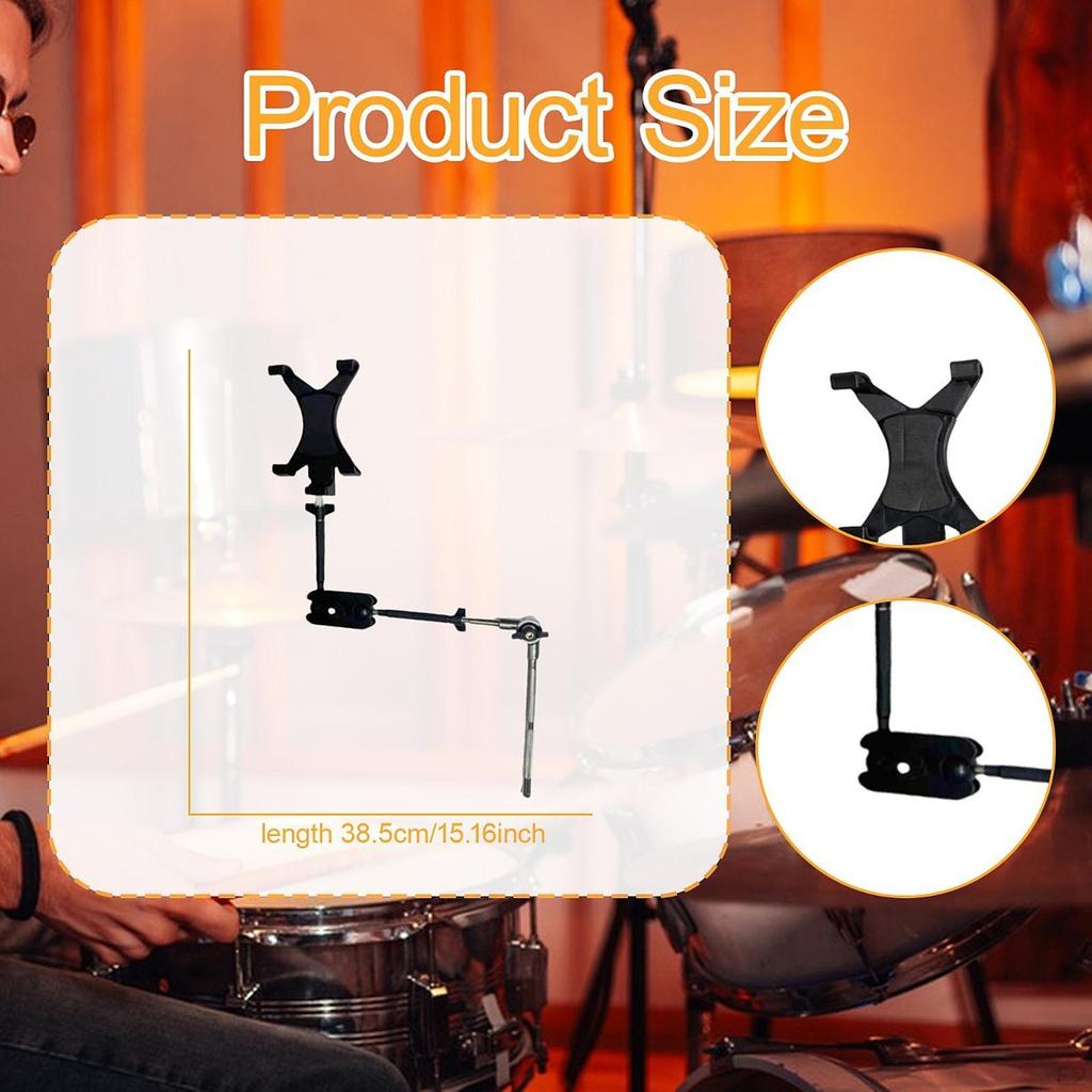 Music Instrument Ppc Holder Phone Adjustable Arm Flat Computer Stand for Presentations