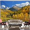 2D Scenic Nature Tapestry Colorado Autumn Mountains Wall Hanging Cloth