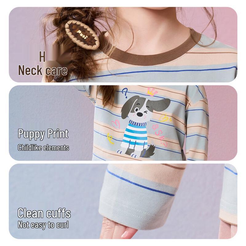 ASK JUNIOR Kids' Cartoon Print Long Sleeve T-Shirt