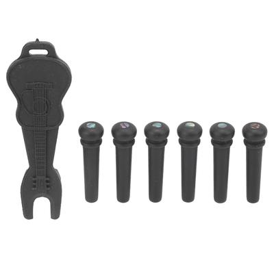 Gitarren Steg Stift Zieher Ebenholz Saiteninstrument Reparatur Zubehör Ersatz