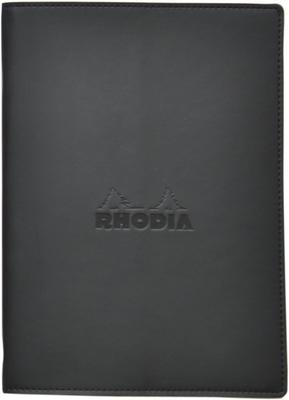 Zošit Rhodia A5 s čiernou spinkovanou mriežkou 5 mm s oranžovým obalom Epurée, (Zošit A5, Mriežka) (RHODIA cf118159)