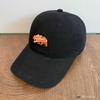 Bear Embroidery Baseball Cap With Wide Brim For Men Women Summer Sunshade