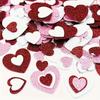 60pcs Heart Stickers Self Adhesive Stickers Heart Shapes Colorful Glitter Stickers For Valentine's Day DIY Greeting Cards