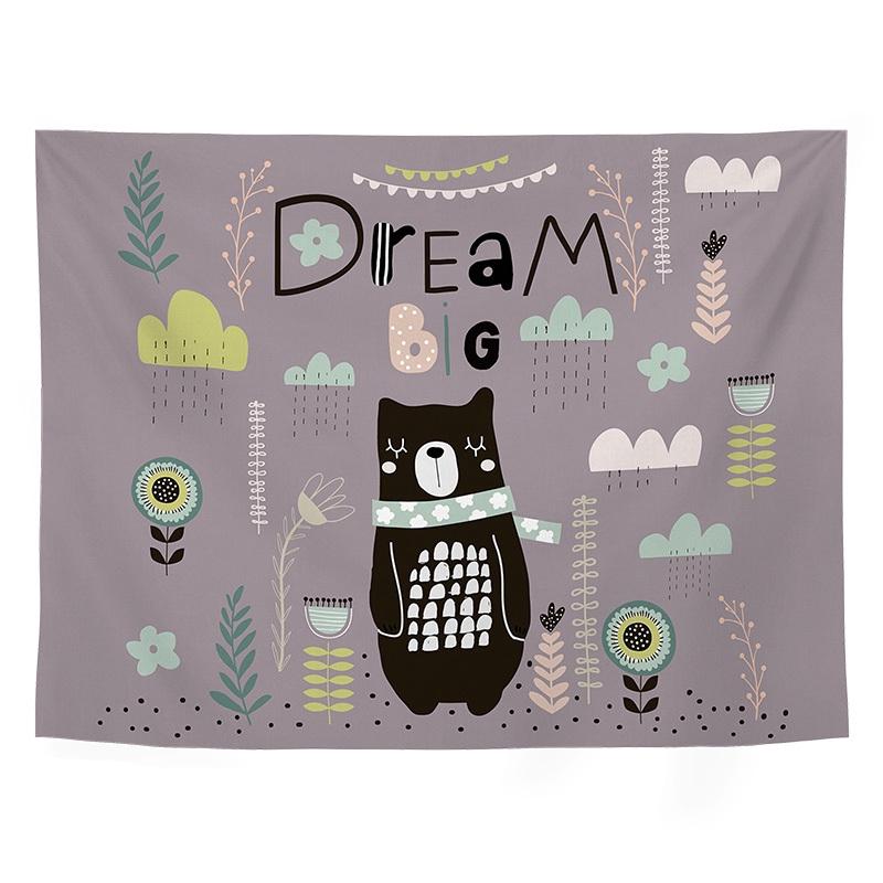 Wandteppich Hänge Stoff Cartoon Animation Hintergrund Netz Rot Zimmer Schlafzimmer Nachttisch Dekoration