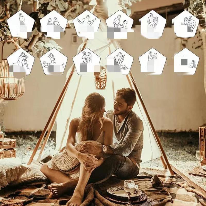 Beech Wood Twelve-Sided Decision Dice for Food, Activity, Movie, and Date Night