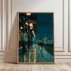 Inspired Japanese Night Street Prints Anime Wall Art Decor Canvas Poster Prints Home Bedroom Living Room Decoration Git Posters