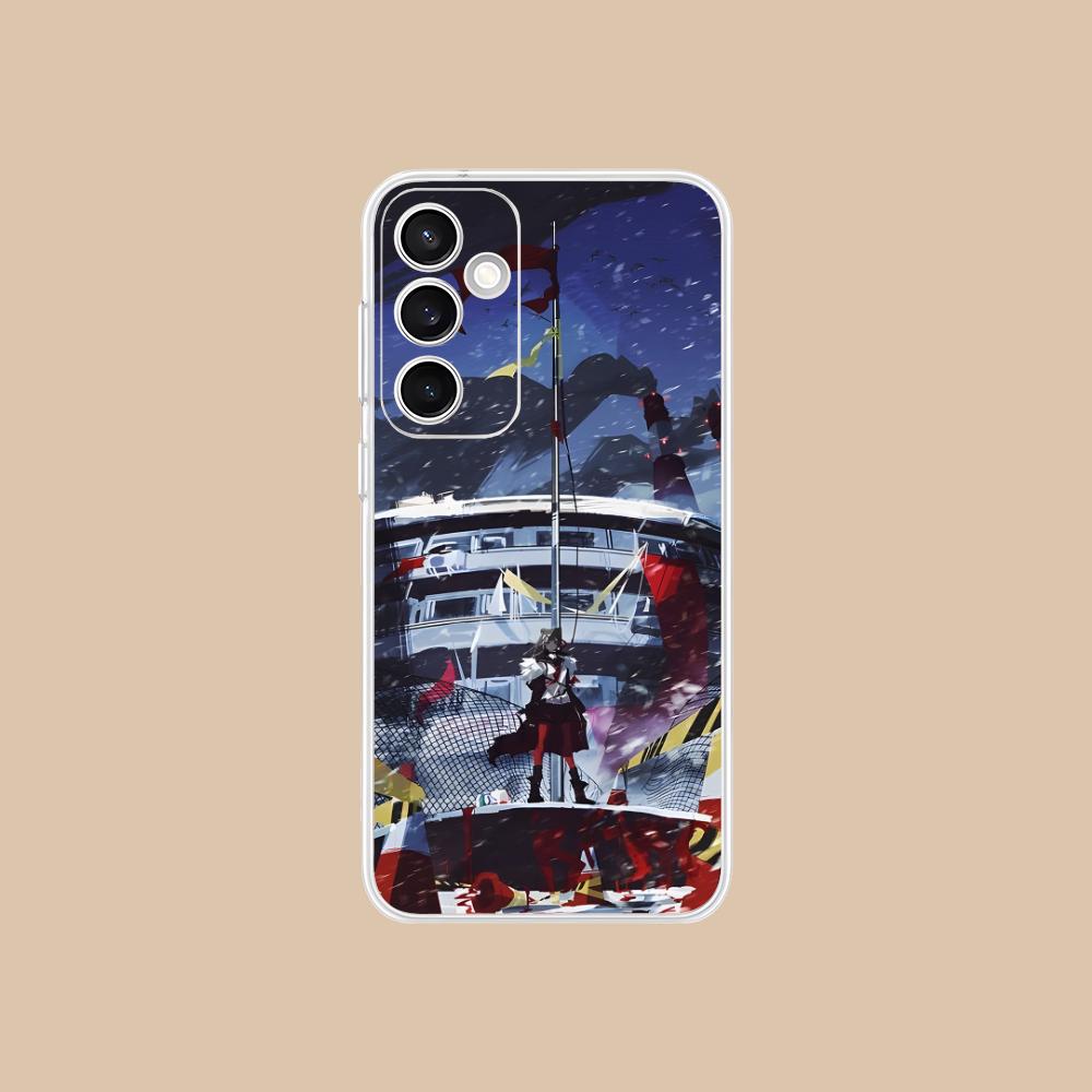 

Arknights Zima Clear Mobile Phone Case for Samsung Galaxy S25 S24 S23 S22 S21Plus FE Ultra Colorful Cover Galaxy S23 FE
