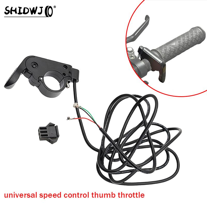 1 Piece Universal Electric Bicycle Accessories Electric Bike Thumb Throttle Speed Control Quick Release Trigger