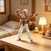 3D Printed Anime Figure Statue with Movable Joints, Interchangeable Parts Plastic Action Figurine for Desktop Decoration, Collectible Gifts for Fans