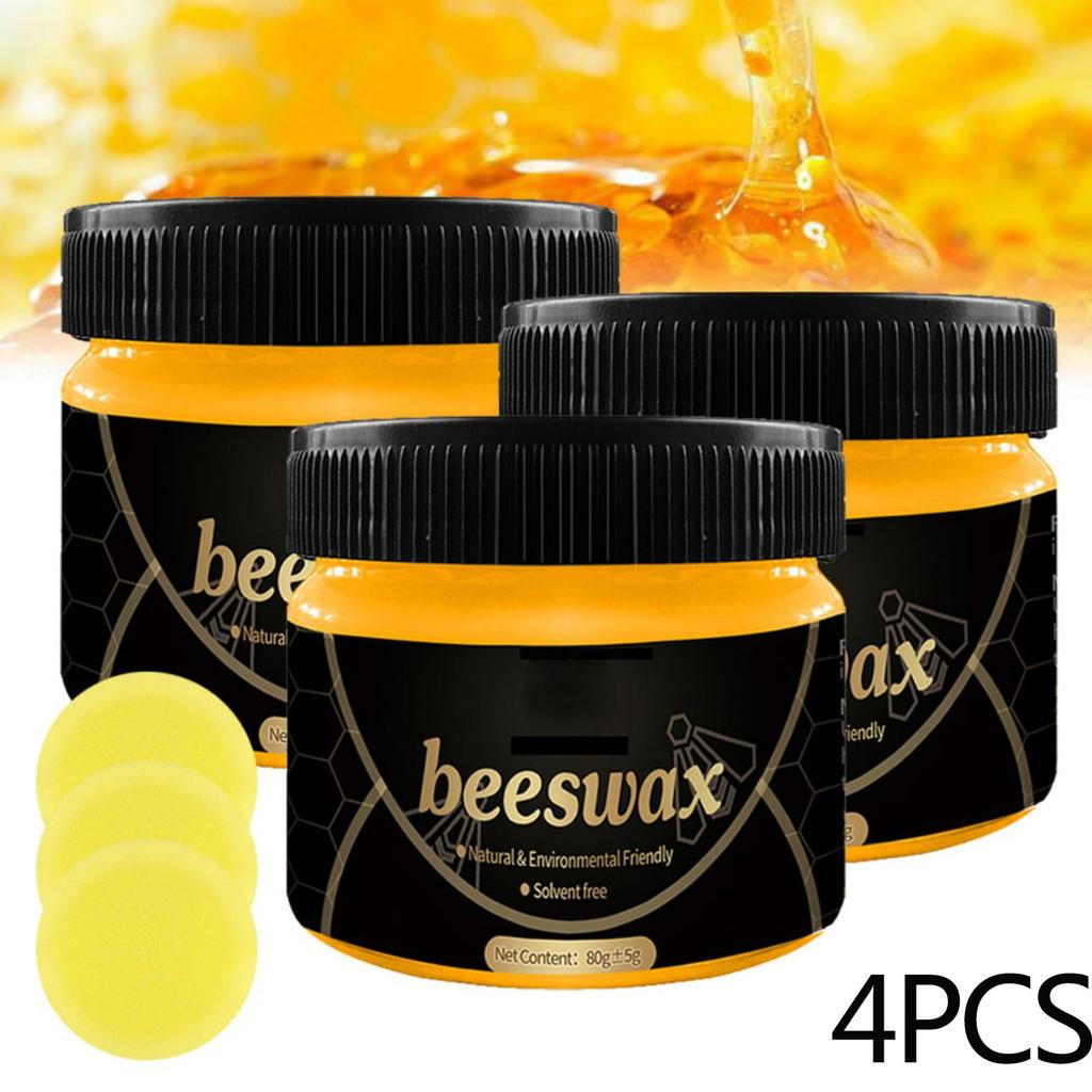 Ceară pentru podea din lemn natural Ceară de îngrijire a mobilierului Ceară pentru lustruire Pardoseală impermeabilă Ceară de albine 1buc/4buc