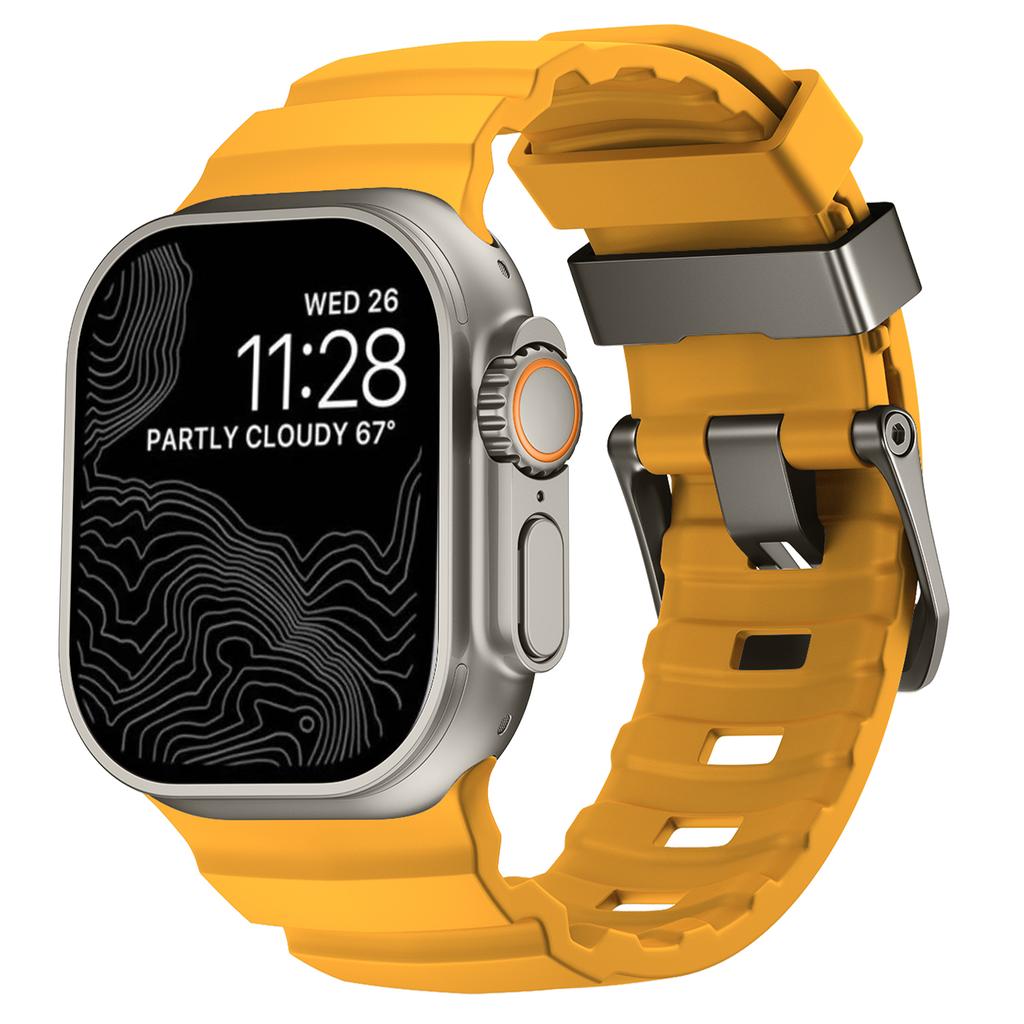 Trail Silicone Strap For Apple Watch Ultra 3 2 49mm Band 11 10 9 8 7 46mm 45mm High-end Bracelet Wristband iWatch 6 5 SE 3 44mm