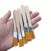 24/48/72 Nylon Brushes, Short Wooden Handle Art Paint Brushes, Watercolor Brushes, Wall Brushes, Art Brushes, Cleaning Tools