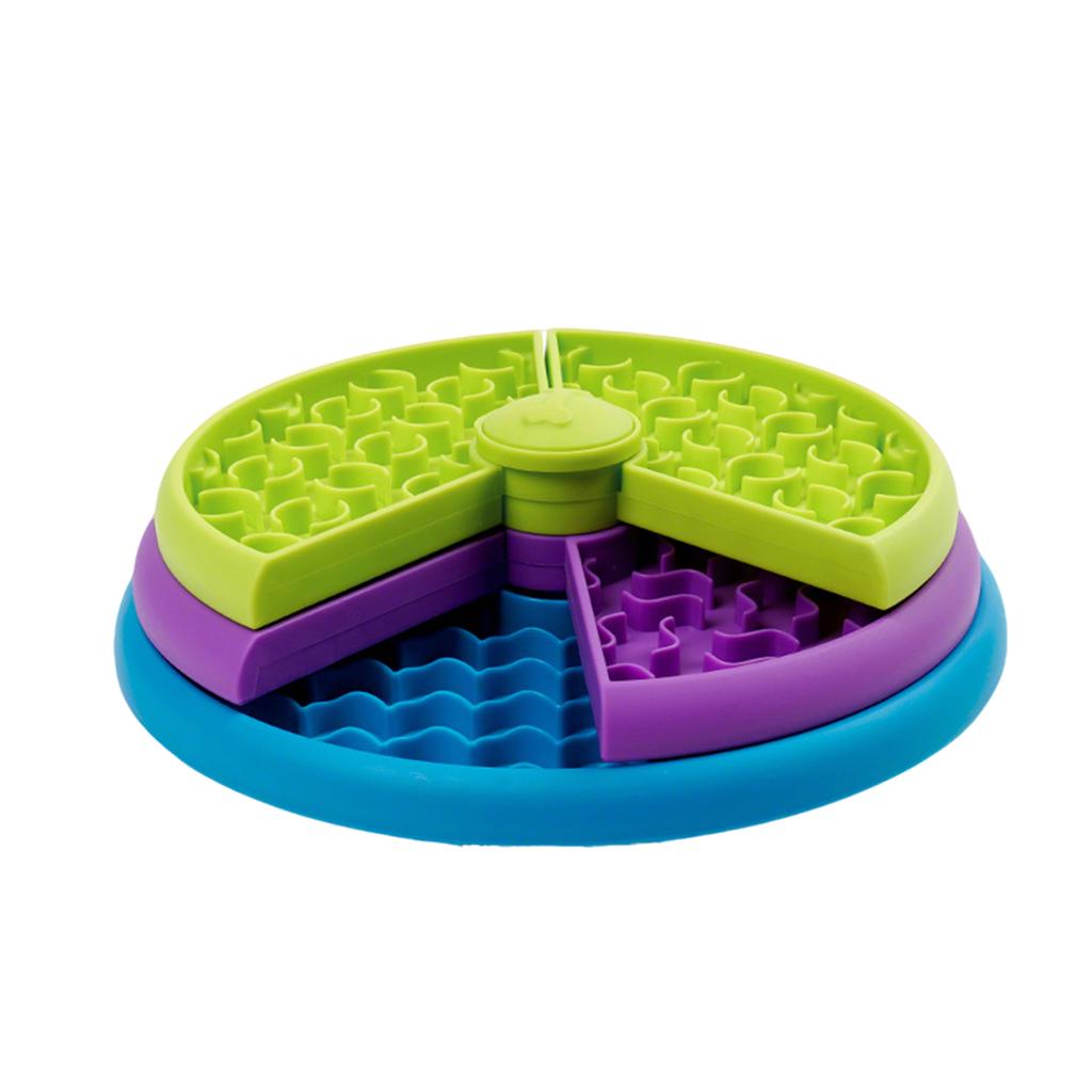 Slow,feed Pet Food Bowl, With A Three,layer Design, Can Reduce Pets' Boredom And Anxiety, And Is A Non, Interactive Intelligent Feeder.