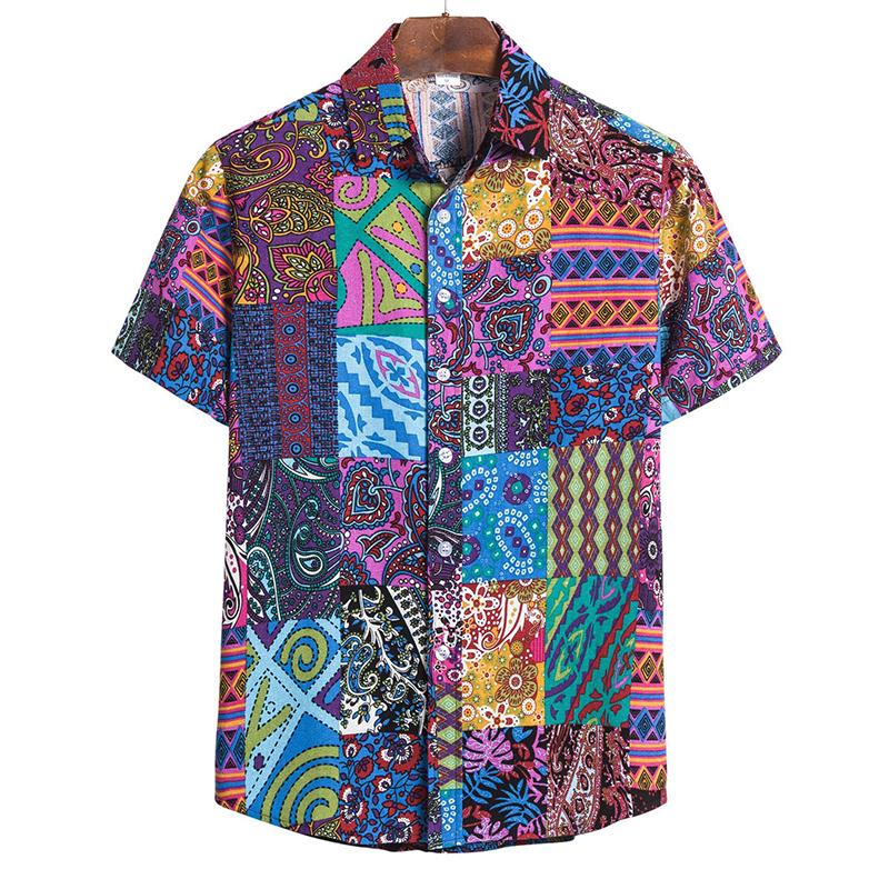 Buy Summer Floral Short Sleeve Shirt 