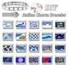 Großhandel Y2K Blau Grau Blume Seestern Wolken Sonne Katze Italienischer Charms Glieder Passend für 9mm Edelstahlarmband DIY Herstellung Geschenk