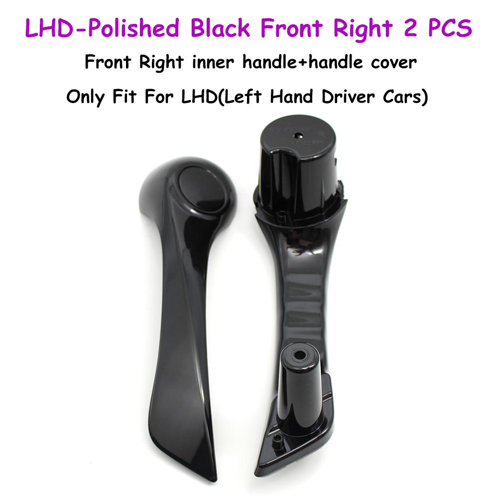 LHD 2/4PCS Koleos I Car Interior Door Front Left Right Pull Grab Inner Handle With Outer Cover For Renault 2008-2016 80945JY50A